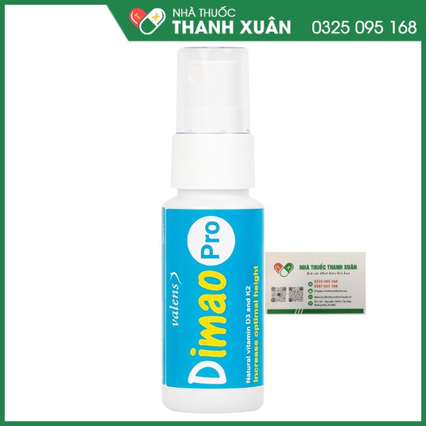 Dimao Pro - Bổ sung vitamin d3+k2 dạng xịt (25ml)